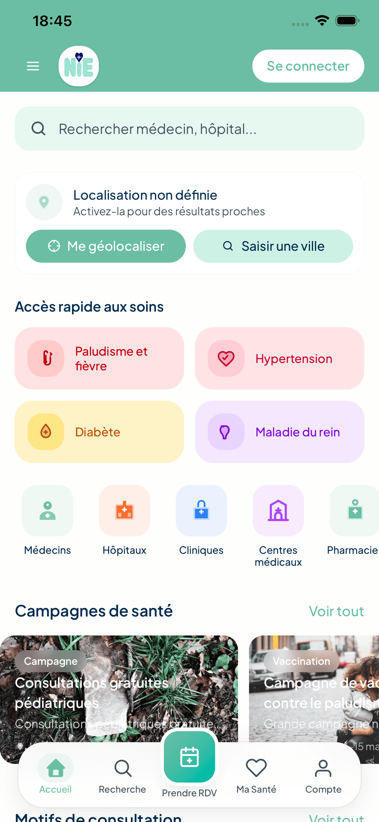 NIE Santé